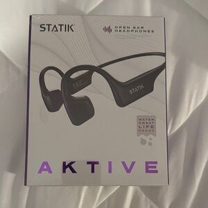STATIK Black Open Ear Headphones